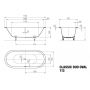 Wanna owalna 170x75 cm owalna biała 291400013001 Kaldewei Classic Duo Oval zdj.2