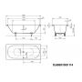 Wanna prostokątna 190x90 cm 291510110001 Kaldewei Classic Duo zdj.2
