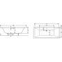 Wanna prostokątna 180x80 cm 554249011 Koło Nova Pro Premium zdj.2