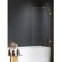 Parawan nawannowy 50 cm 1-częściowy miedź szczotkowany/szkło przezroczyste EXK8211 New Trendy Eventa Copper Brushed zdj.1