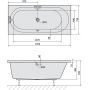 Wanna prostokątna Slim 165x75 cm 32611S Polysan Astra zdj.2