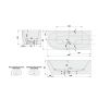 Wanna z obudową 180x80 cm prawa biała 632370125001000 Sanplast Luxo zdj.2