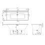 Wanna prostokątna 170x75 cm UBA170COR2DV01 Villeroy & Boch Collaro zdj.2