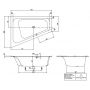 Wanna z hydromasażem 175x135 cm asymetryczna biała UHE175LFSLA1V01 Villeroy & Boch Loop & Friends zdj.2