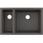 Zlewozmywak granitowy 71x45 cm szary/grafitowy/onyx 43433290 Hansgrohe S 51 zdj.1