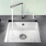 Zlewozmywak ceramiczny 41.4x45.6 cm biały 516035 Blanco Subline 375-U zdj.4