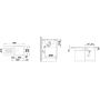 Zlewozmywak granitowy 86x43.5 cm 521417 Blanco Favos 6 S zdj.2
