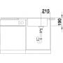 Zlewozmywak granitowy 77x49 cm antracyt 524854 Blanco Elon XL 6 S-F zdj.4