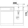 Zlewozmywak stalowy 44x44 cm 526350 Blanco Supra 400-IF zdj.4