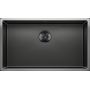 Zlewozmywak stalowy 74x44 cm czarny 527835 Blanco Claron 700-U zdj.1
