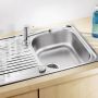 Zlewozmywak stalowy 78x50 cm 514104 Blanco Tipo 45 S Compact zdj.6