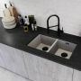 Blanco InFino zestaw elementów do armatury przelewowo-odpływowej czarny 239979 zdj.3
