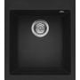 Zlewozmywak granitowy 50x41 cm czarny LGQ10040 Elleci Quadra zdj.1