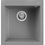 Zlewozmywak granitowy 50x47 cm szary/grafitowy/onyx LGQ10248 Elleci Quadra zdj.1