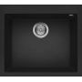 Zlewozmywak granitowy 57x50 cm czarny LGQ10540 Elleci Quadra zdj.1