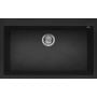 Zlewozmywak granitowy 79x50 cm czarny LGQ13040 Elleci Quadra zdj.1