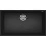 Zlewozmywak granitowy 76x44 cm czarny LGQ13040BSO Elleci Quadra zdj.1