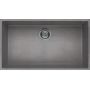 Zlewozmywak granitowy 76x44 cm szary/grafitowy/onyx LGQ13048BSO Elleci Quadra zdj.1