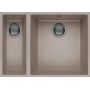 Zlewozmywak granitowy 56x44 cm beżowy LGQ15043BSO Elleci Quadra zdj.1