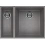 Zlewozmywak granitowy 56x44 cm szary/grafitowy/onyx LGQ15048BSO Elleci Quadra zdj.1