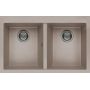 Zlewozmywak granitowy 79x50 cm beżowy LGQ35043 Elleci Quadra zdj.1