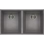 Zlewozmywak granitowy 76x43.5 cm szary/grafitowy/onyx LGQ35048BSO Elleci Quadra zdj.1