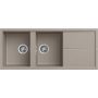 Zlewozmywak granitowy 116x50 cm beżowy LGU50043 Elleci Unico zdj.1