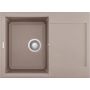 Zlewozmywak granitowy 68x50 cm beżowy LGY13543 Elleci Easy zdj.1