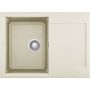Zlewozmywak granitowy 68x50 cm biały LGY13562 Elleci Easy zdj.1