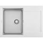 Zlewozmywak granitowy 68x50 cm biały LGY13568 Elleci Easy zdj.1