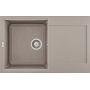 Zlewozmywak granitowy 79x50 cm beżowy LGY30043 Elleci Easy zdj.1