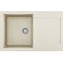Zlewozmywak granitowy 79x50 cm biały LGY30062 Elleci Easy zdj.1