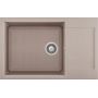 Zlewozmywak granitowy 78x50 cm beżowy LGY31043 Elleci Easy zdj.1
