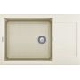 Zlewozmywak granitowy 78x50 cm biały LGY31062 Elleci Easy zdj.1