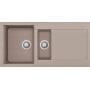 Zlewozmywak granitowy 100x50 cm beżowy LGY47543 Elleci Easy zdj.1