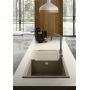 Zlewozmywak granitowy 100x50 cm beżowy LGY48043 Elleci Easy zdj.4