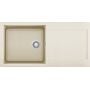 Zlewozmywak granitowy 100x50 cm biały LGY48062 Elleci Easy zdj.1