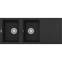 Zlewozmywak granitowy 116x50 cm czarny LGY50040 Elleci Easy zdj.1