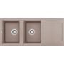 Zlewozmywak granitowy 116x50 cm beżowy LGY50043 Elleci Easy zdj.1