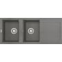 Zlewozmywak granitowy 116x50 cm szary/grafitowy/onyx LGY50048 Elleci Easy zdj.1
