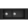 Zlewozmywak granitowy 114x46 cm czarny LKM59086FIXCI Elleci Mixology zdj.1