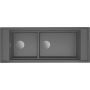 Zlewozmywak granitowy 114x46 cm szary/grafitowy/onyx LKM59099FIXCI Elleci Mixology zdj.1