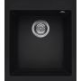 Zlewozmywak granitowy 50x41 cm czarny LKQ10086 Elleci Quadra zdj.1
