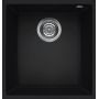 Zlewozmywak granitowy 44x38 cm czarny LKQ10086BSO Elleci Quadra zdj.1