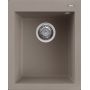 Zlewozmywak granitowy 50x41 cm brązowy LKQ10089 Elleci Quadra zdj.1