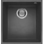 Zlewozmywak granitowy 44x38 cm szary/grafitowy/onyx LKQ10099BSO Elleci Quadra zdj.1