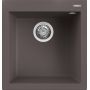 Zlewozmywak granitowy 50x47 cm brązowy LKQ10287 Elleci Quadra zdj.1