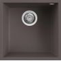 Zlewozmywak granitowy 44x44 cm brązowy LKQ10287BSO Elleci Quadra zdj.1