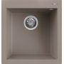 Zlewozmywak granitowy 50x47 cm brązowy LKQ10289 Elleci Quadra zdj.1