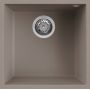Zlewozmywak granitowy 44x44 cm brązowy LKQ10289BSO Elleci Quadra zdj.1